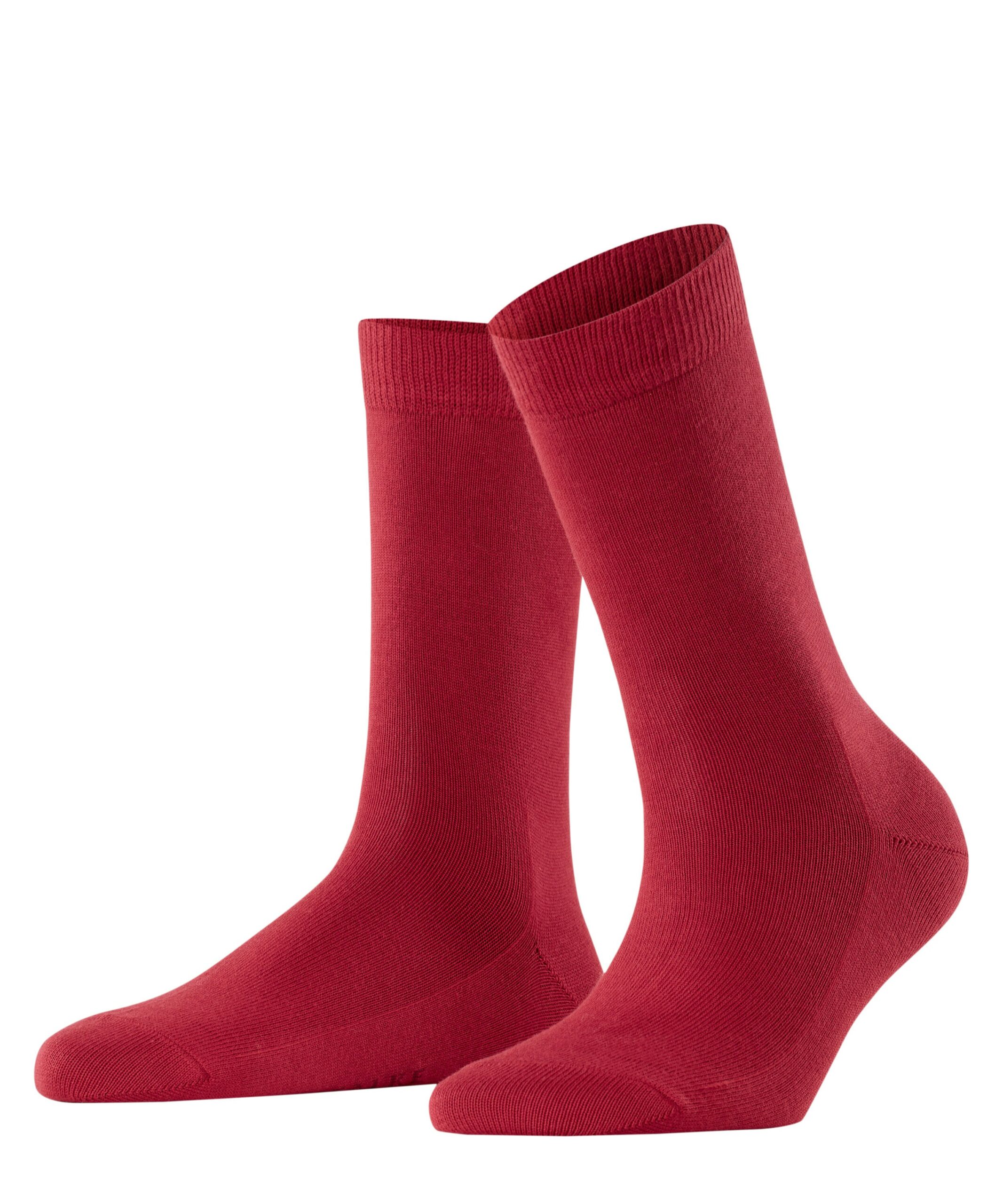 FALKE Damessokken Family Rood