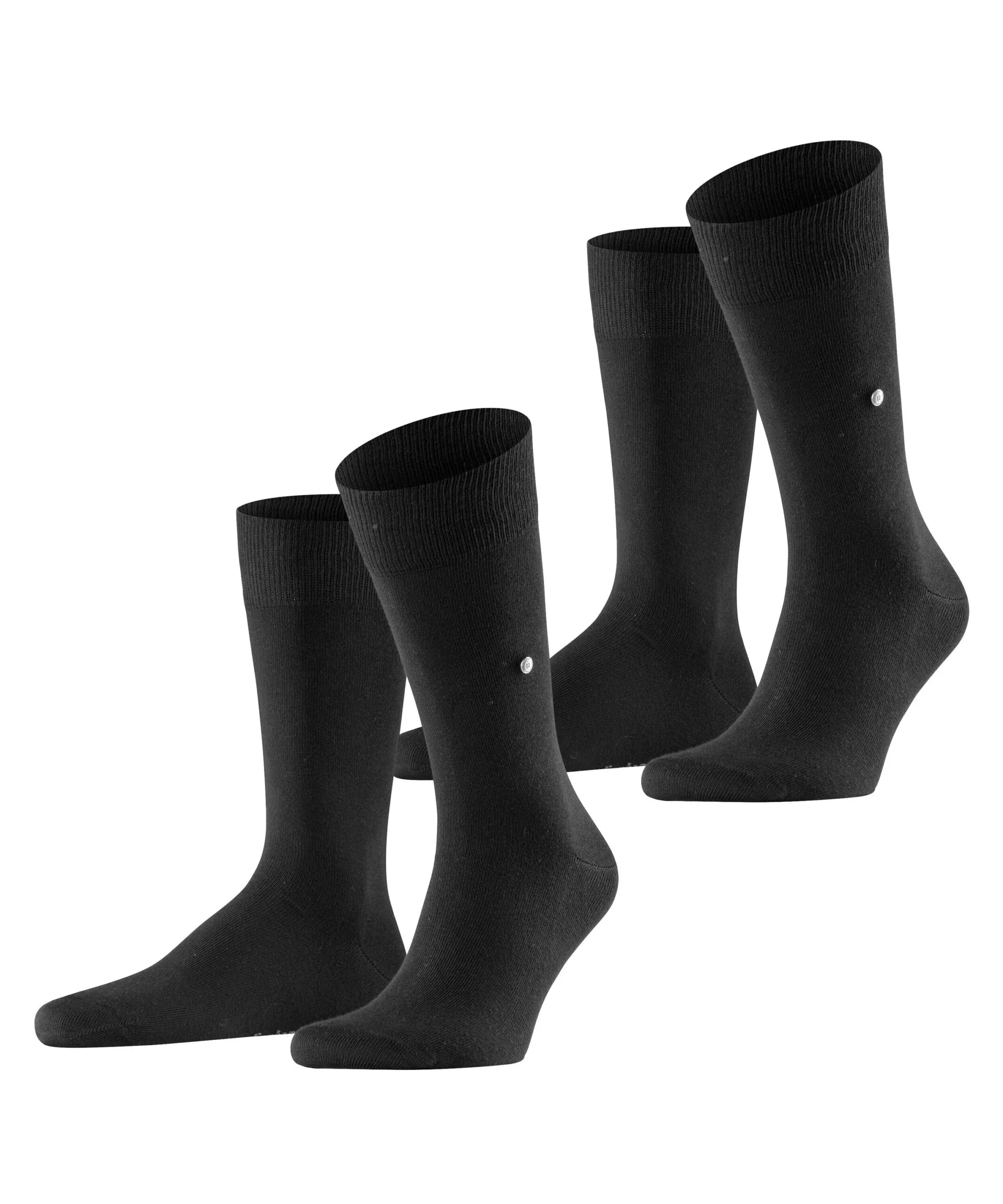 Burlington Herensokken Everyday 2-Pack Zwart