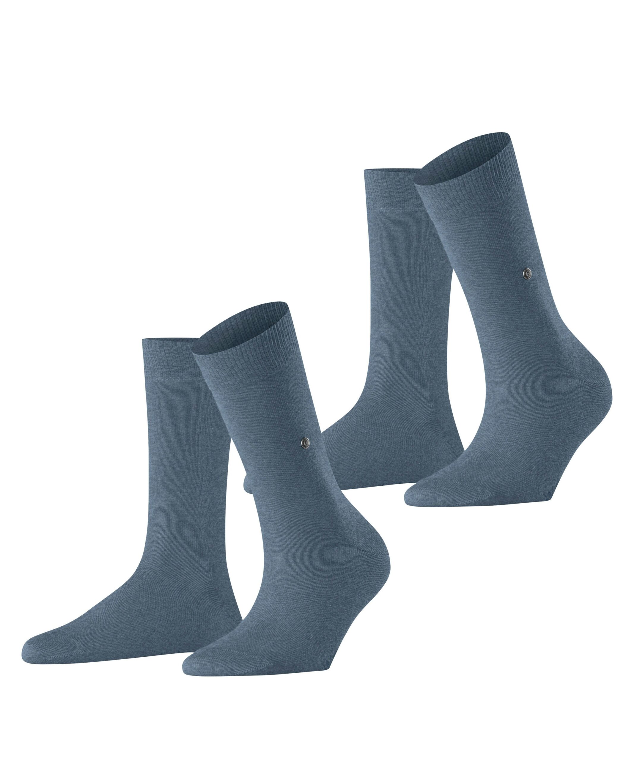 Burlington Damessokken Everyday 2-Pack Denim