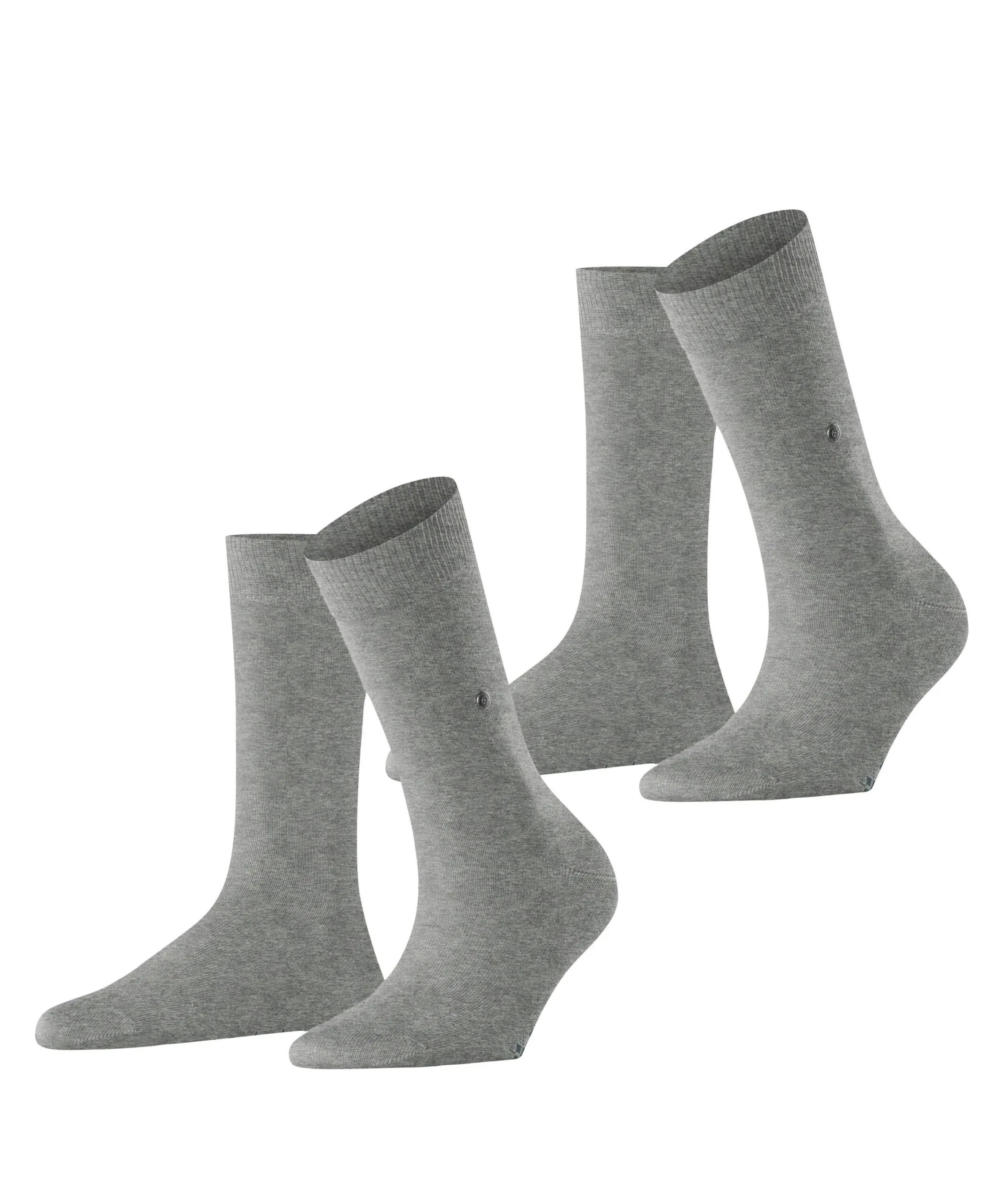 Burlington Damessokken Everyday 2-Pack Grijs