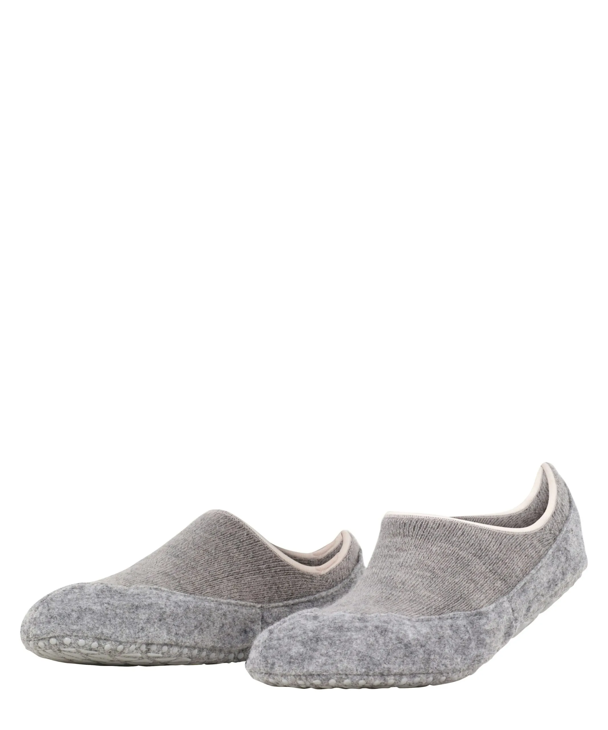 FALKE Dames Huissokken Cosy Slipper Light Grey