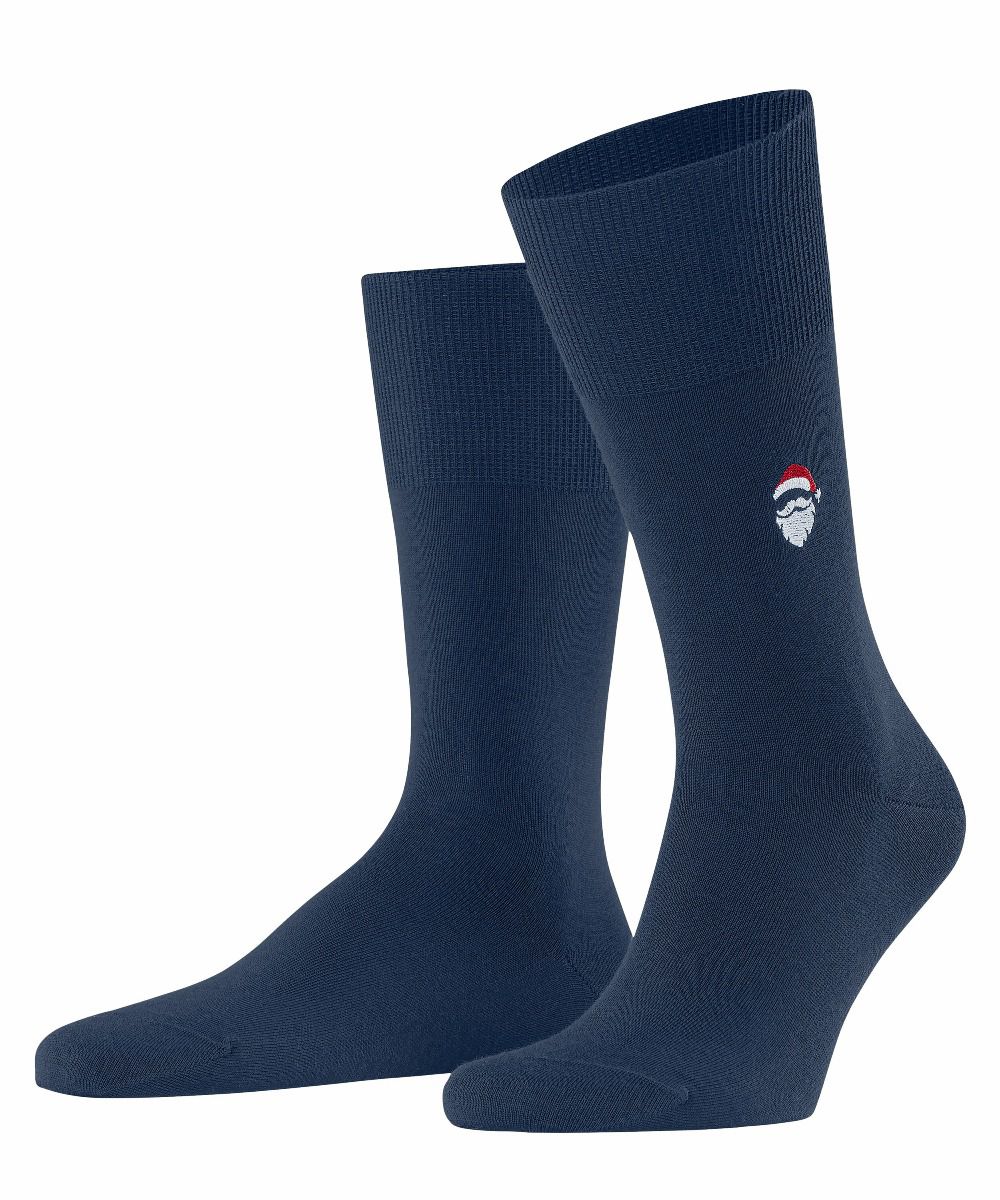 FALKE Airport Santa Claus Herensokken Royal Blue