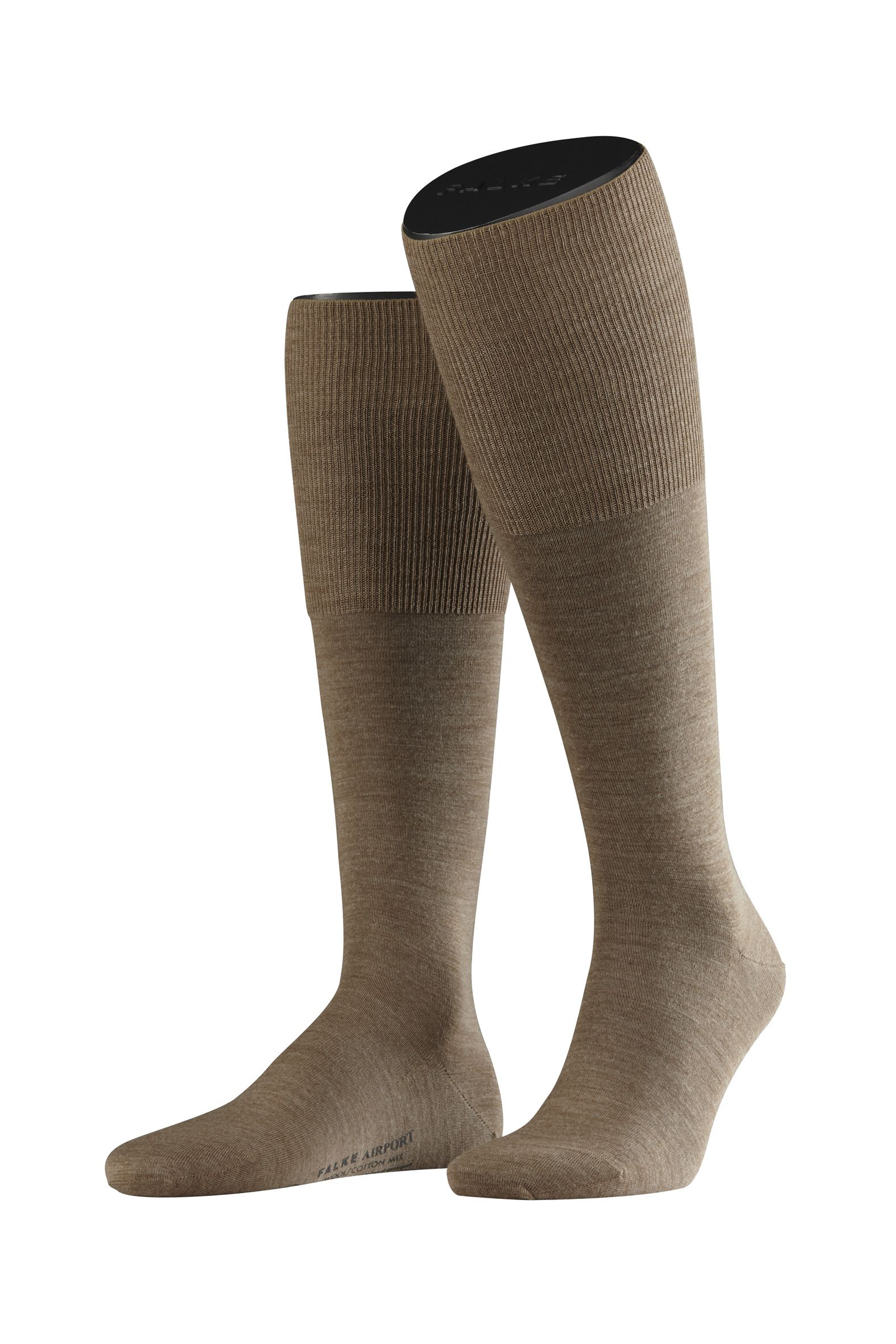 FALKE  Heren Kniekous Airport Nutmeg