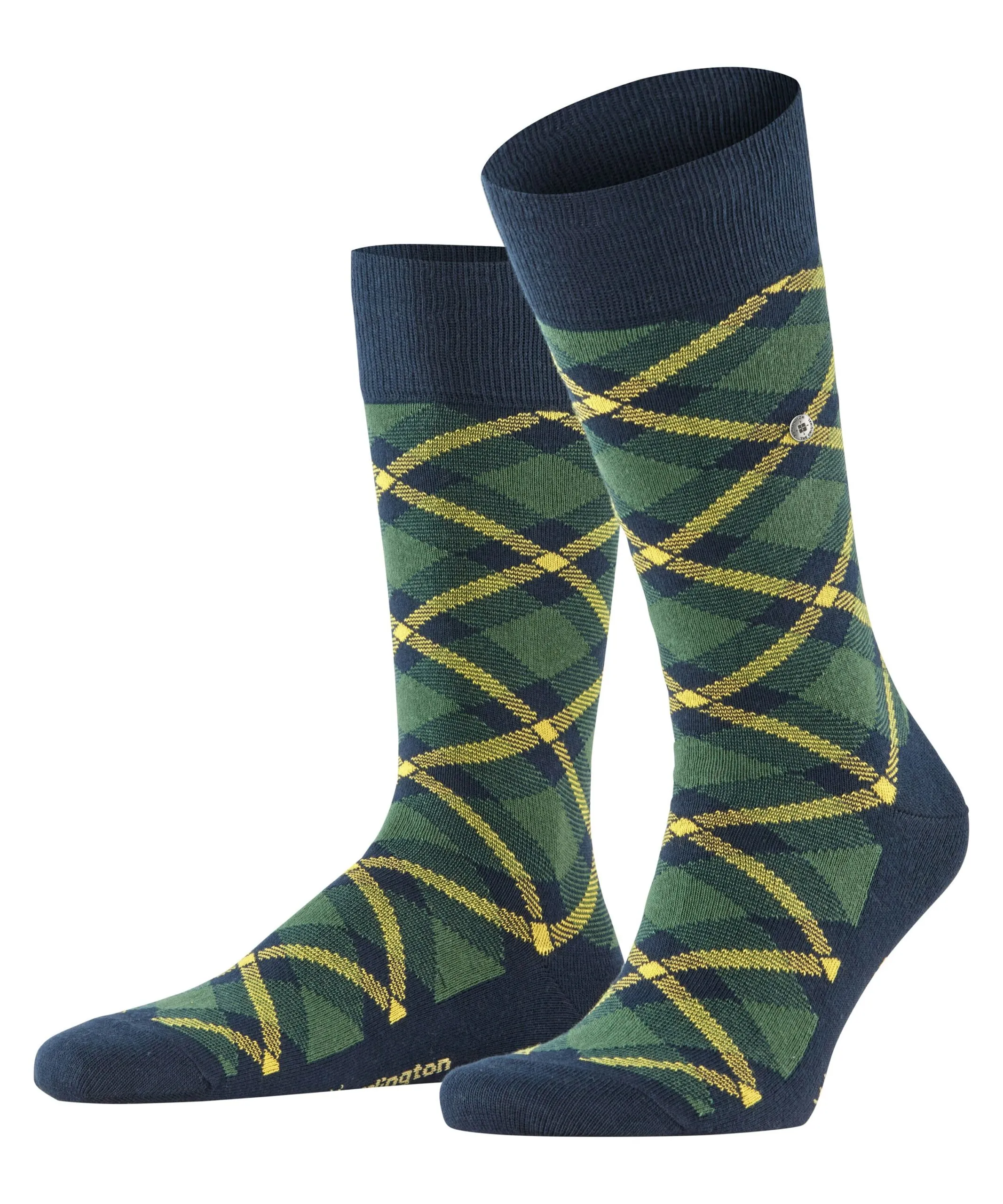 Burlington Herensokken Tartan Marine
