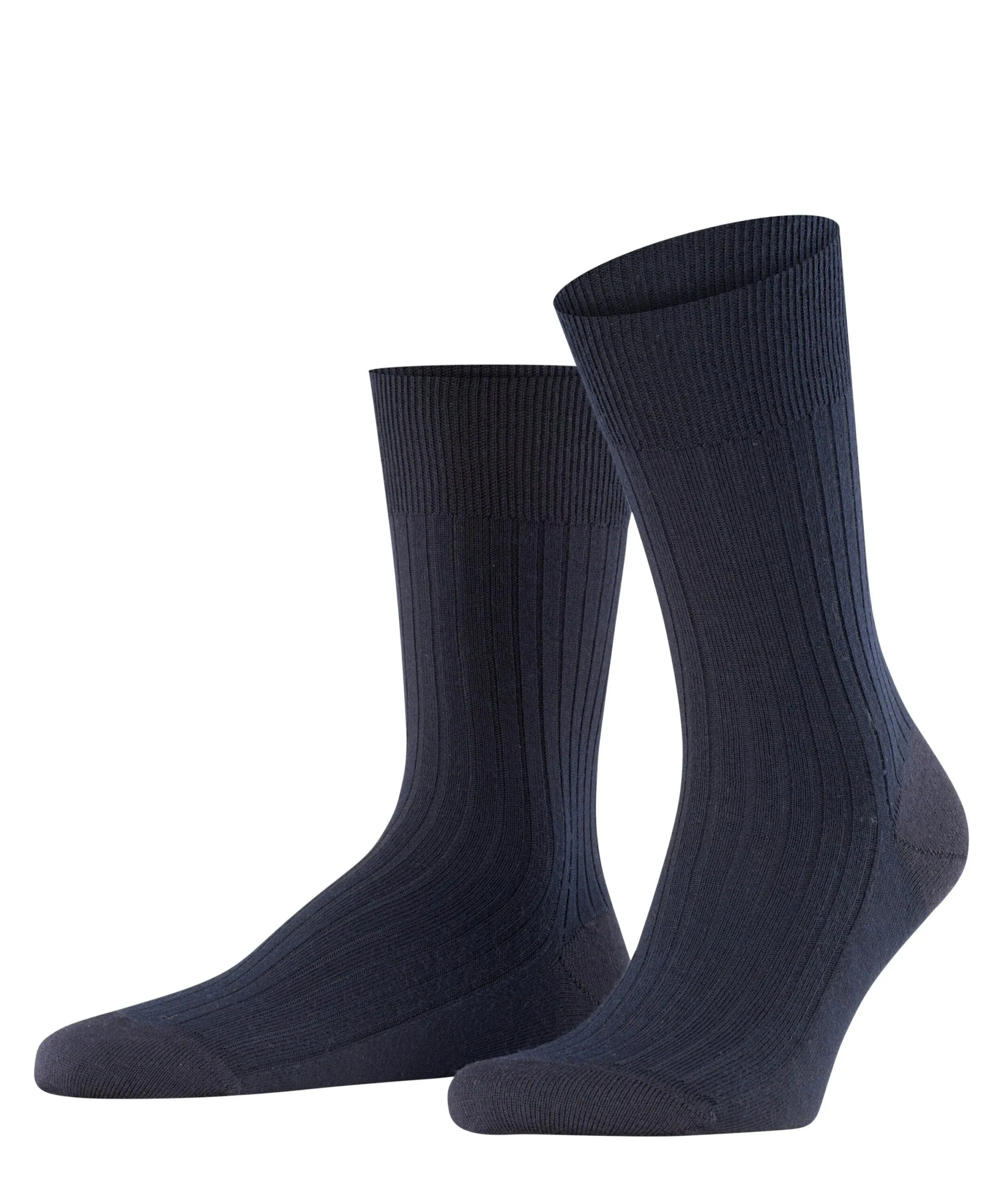 FALKE Herensokken Bristol Pure Dark Navy