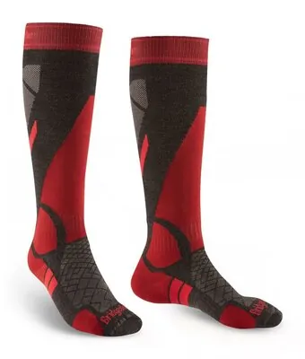 Bridgedale Heren Skisokken Light Weight Rood
