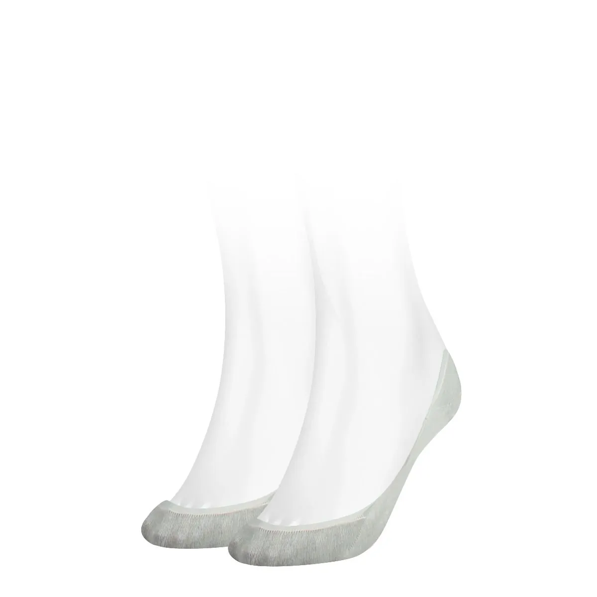 Tommy Hilfiger Dames Footies Ballerina Step 2-Pack Wit