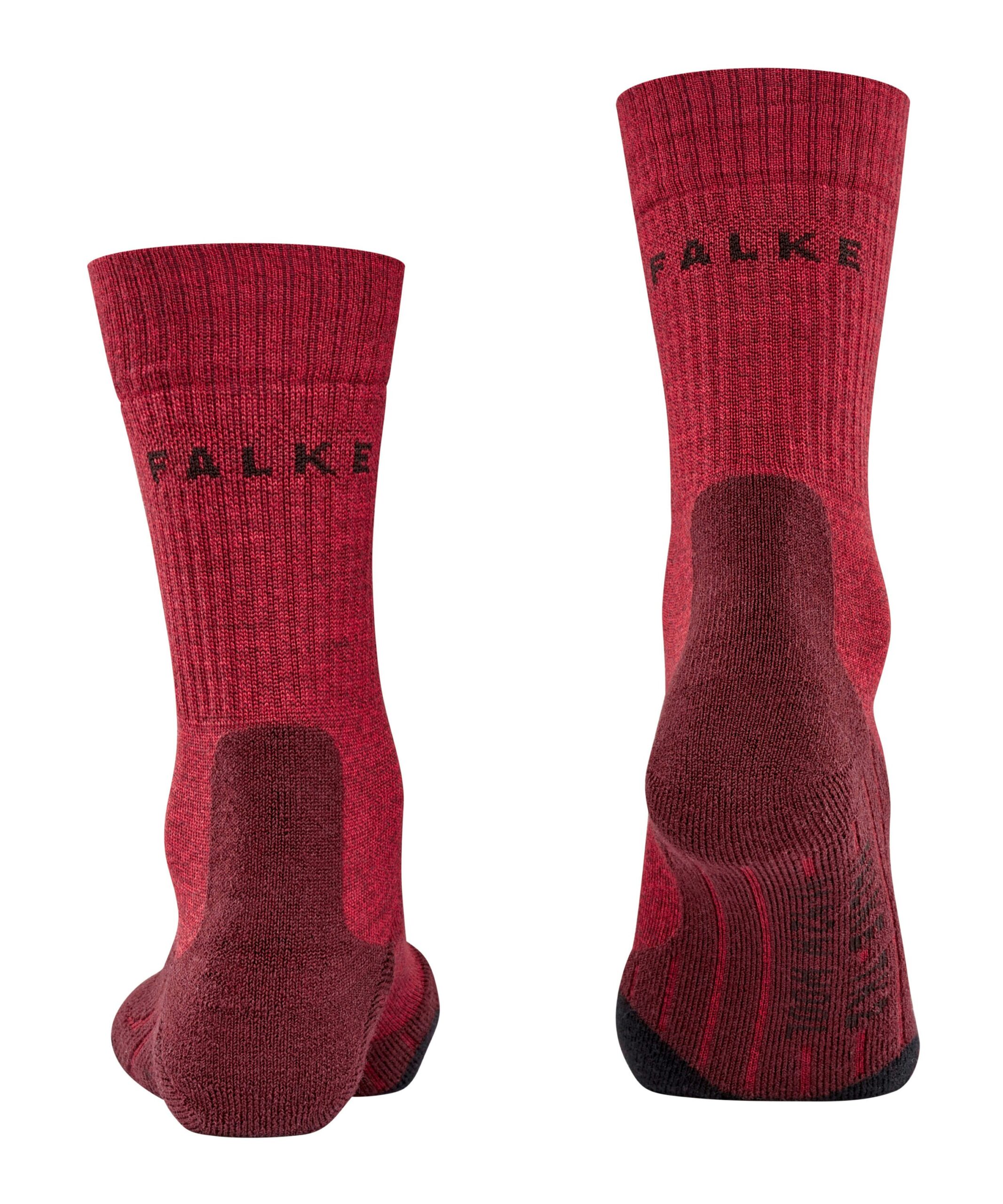 FALKE Dames Wandelsokken TK2 Wool Scarlet - Afbeelding 2