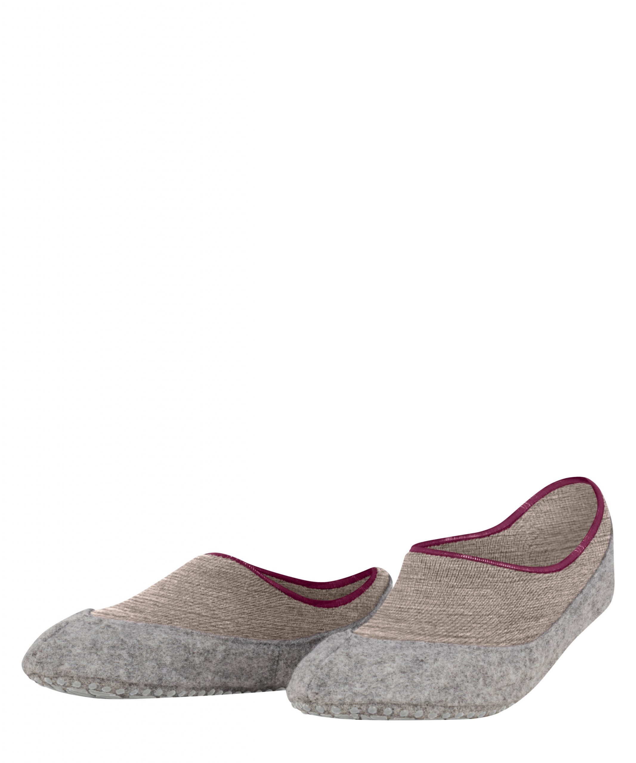 FALKE Dames Huissokken Cosy Slipper Oak Melange