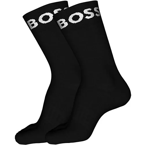 Hugo Boss Logo Sportsokken Zwart