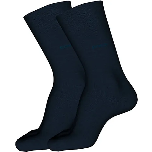 Hugo Boss Herensokken Classic 2-Pack Donkerblauw