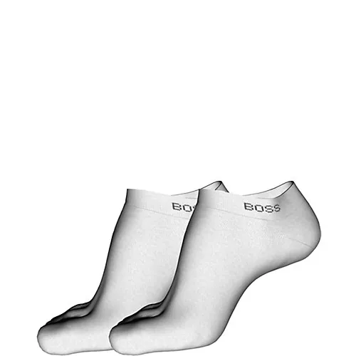 Hugo Boss Heren Sneakersokken 2-Pack Wit