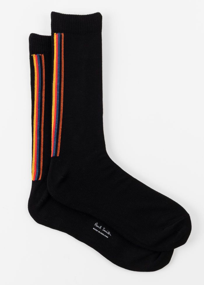 Paul Smith Herensokken Hawkins Stripe Zwart - Afbeelding 2