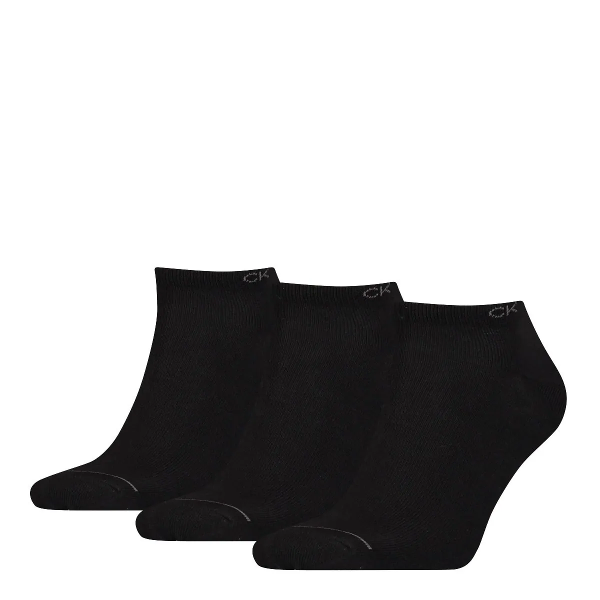 Calvin Klein Heren Sneakersokken 3-Pack Zwart