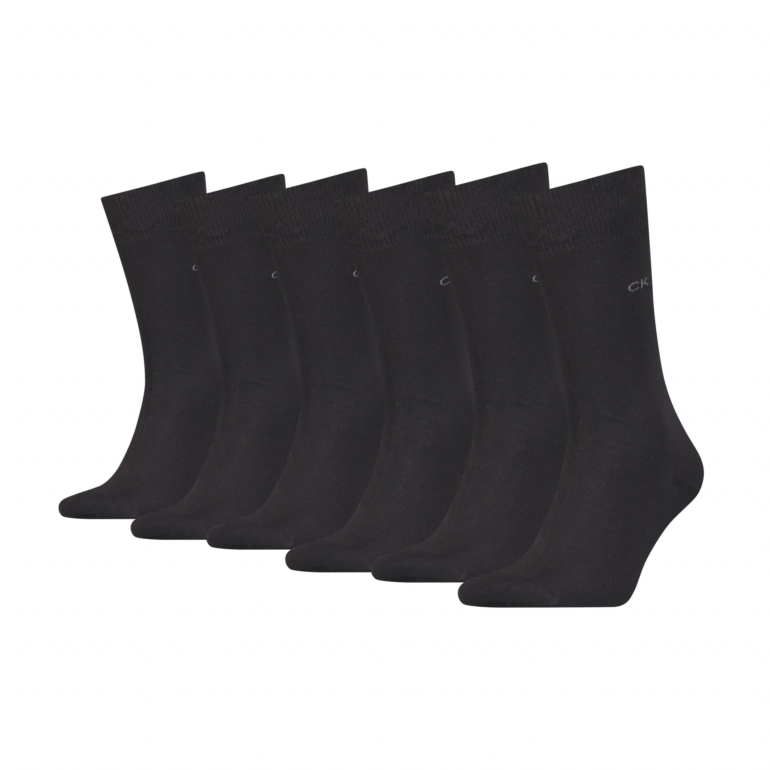 Calvin Klein Herensokken Classic 6-Pack Zwart