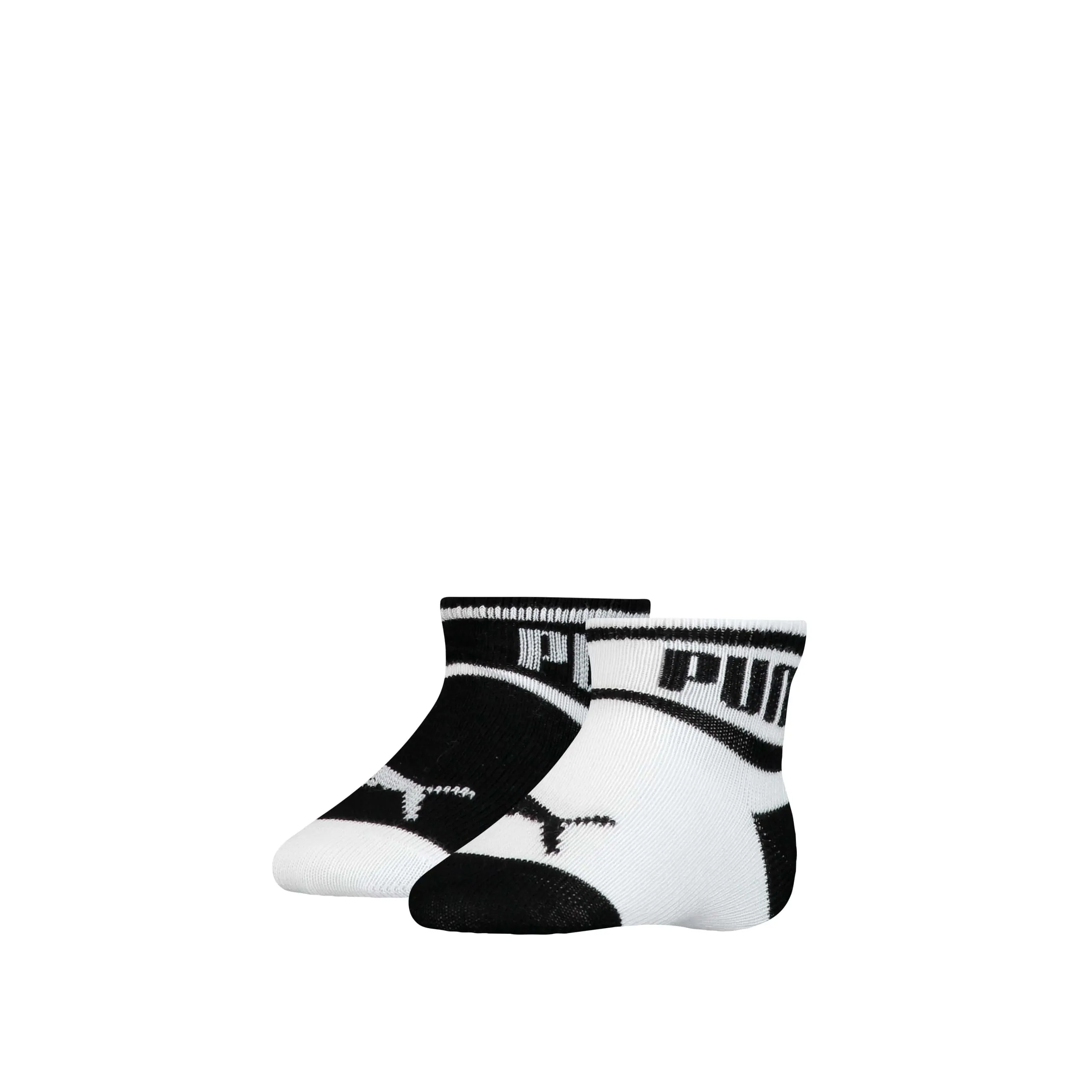 PUMA Babysokken 2-Pack Logo Black / White