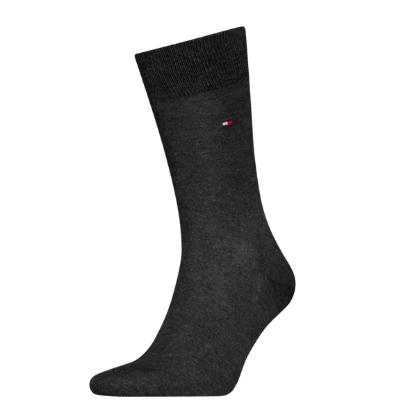 Tommy Hilfiger Herensokken Premium Silk & Cashmere Dark Grey Melange