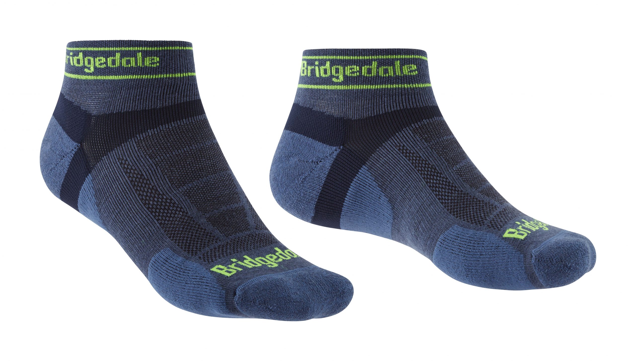 Bridgedale Heren Hardloopsokken Sneaker Ultralight T2 Blauw