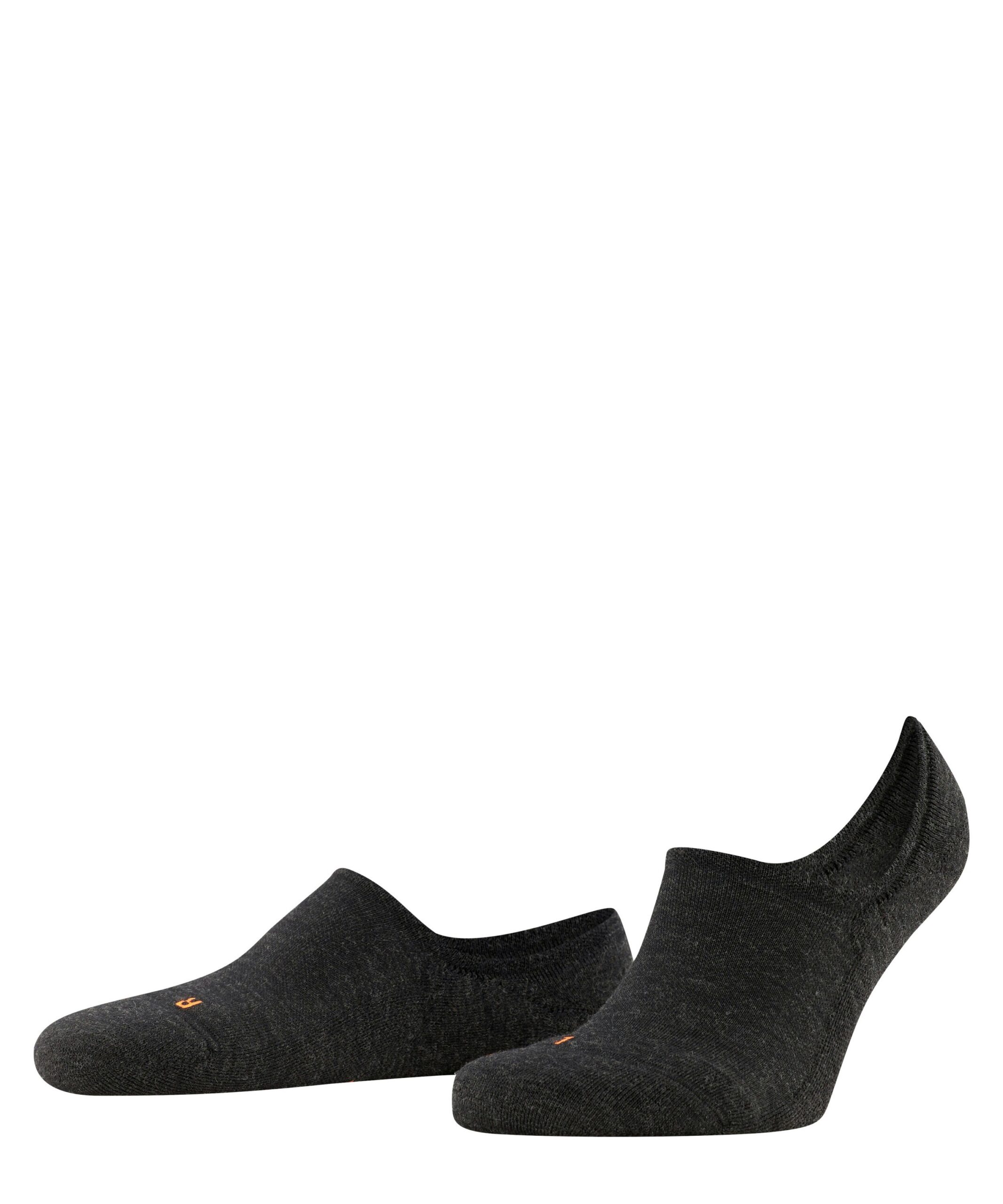FALKE Unisex Footies High Cut Keep Warm Antraciet Melange