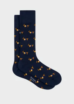 Paul Smith Herensokken Cody Dog Donkerblauw