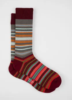 Paul Smith Herensokken Duncan Stripe Zwart - Afbeelding 2