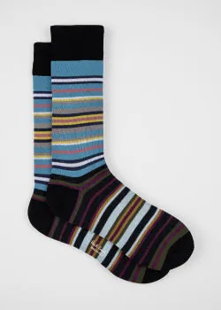 Paul Smith Herensokken Duncan Stripe Zwart