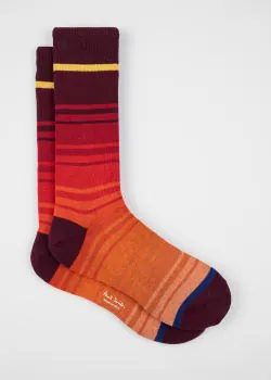 Paul Smith Herensokken David Stripe Rood