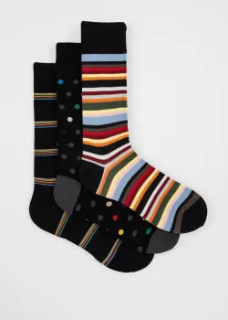 Paul Smith Herensokken Giftbox 3-Pack Tipping