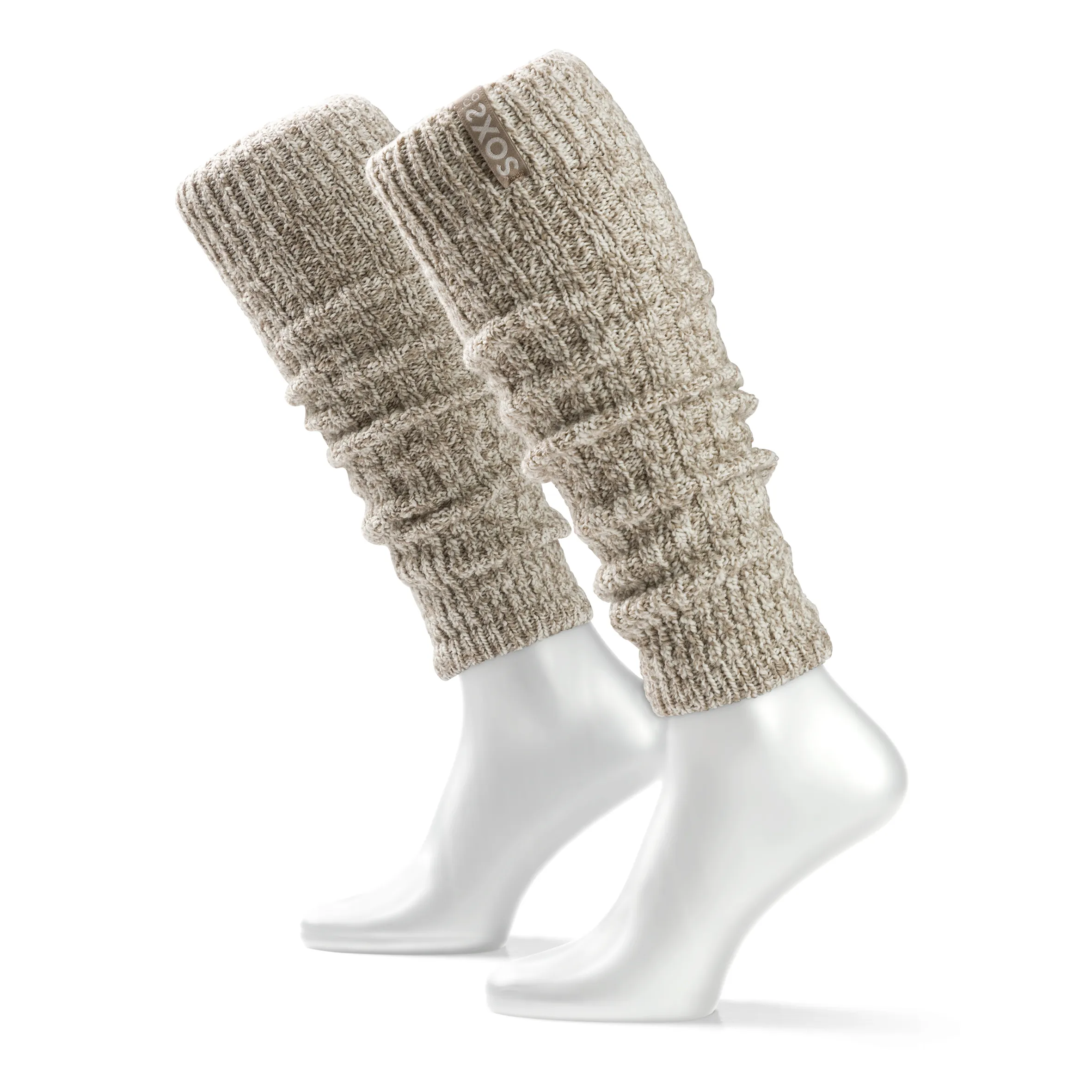 SOXS Dames Beenwarmers Warm Sand Beige