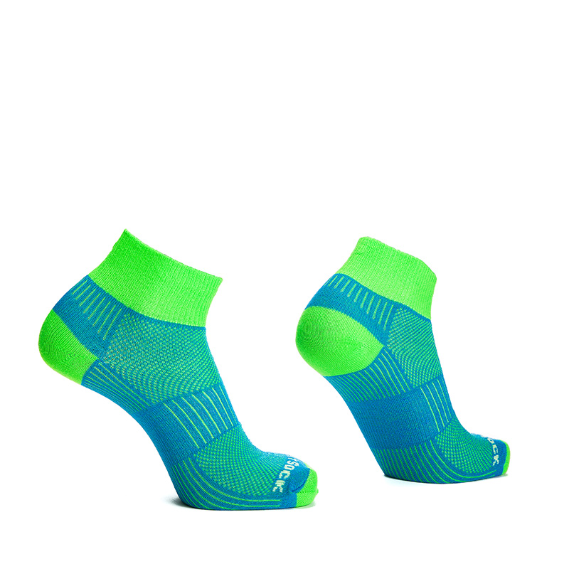 Wrightsock Unisex Quartersokken Coolmesh II Zwart - Afbeelding 10