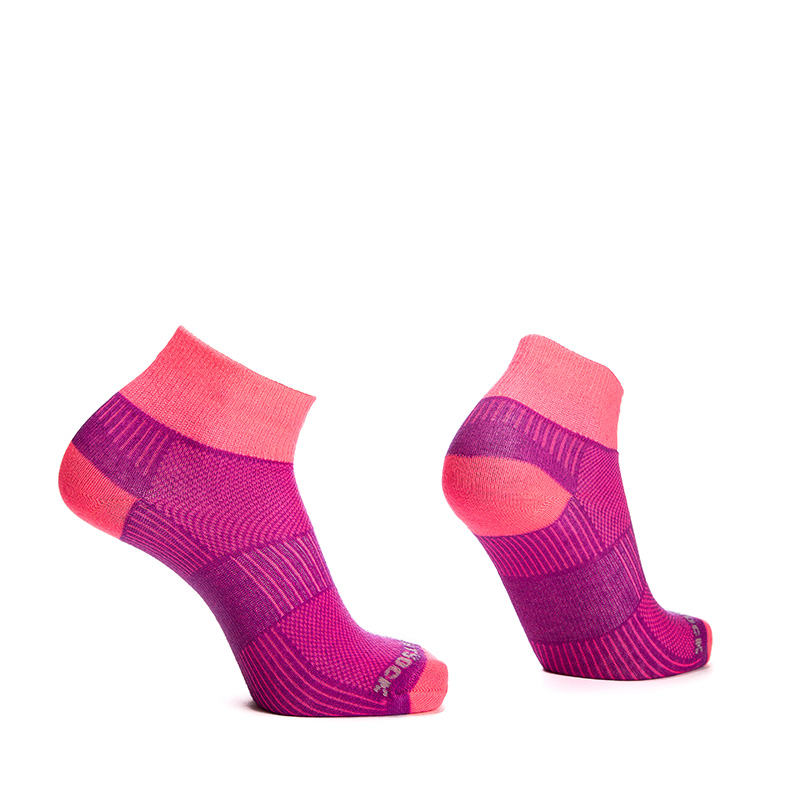 Wrightsock Unisex Quartersokken Coolmesh II Zwart - Afbeelding 11