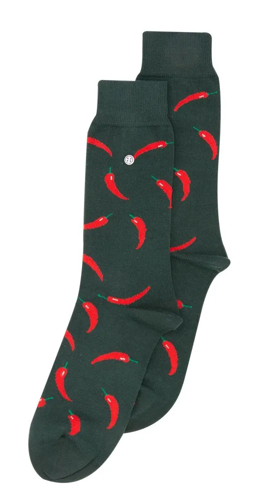 Alfredo Gonzales Sokken Red Pepper Groen