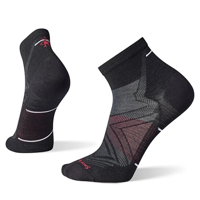 Smartwool Unisex Quarter Hardloopsokken Zero Cushion Zwart