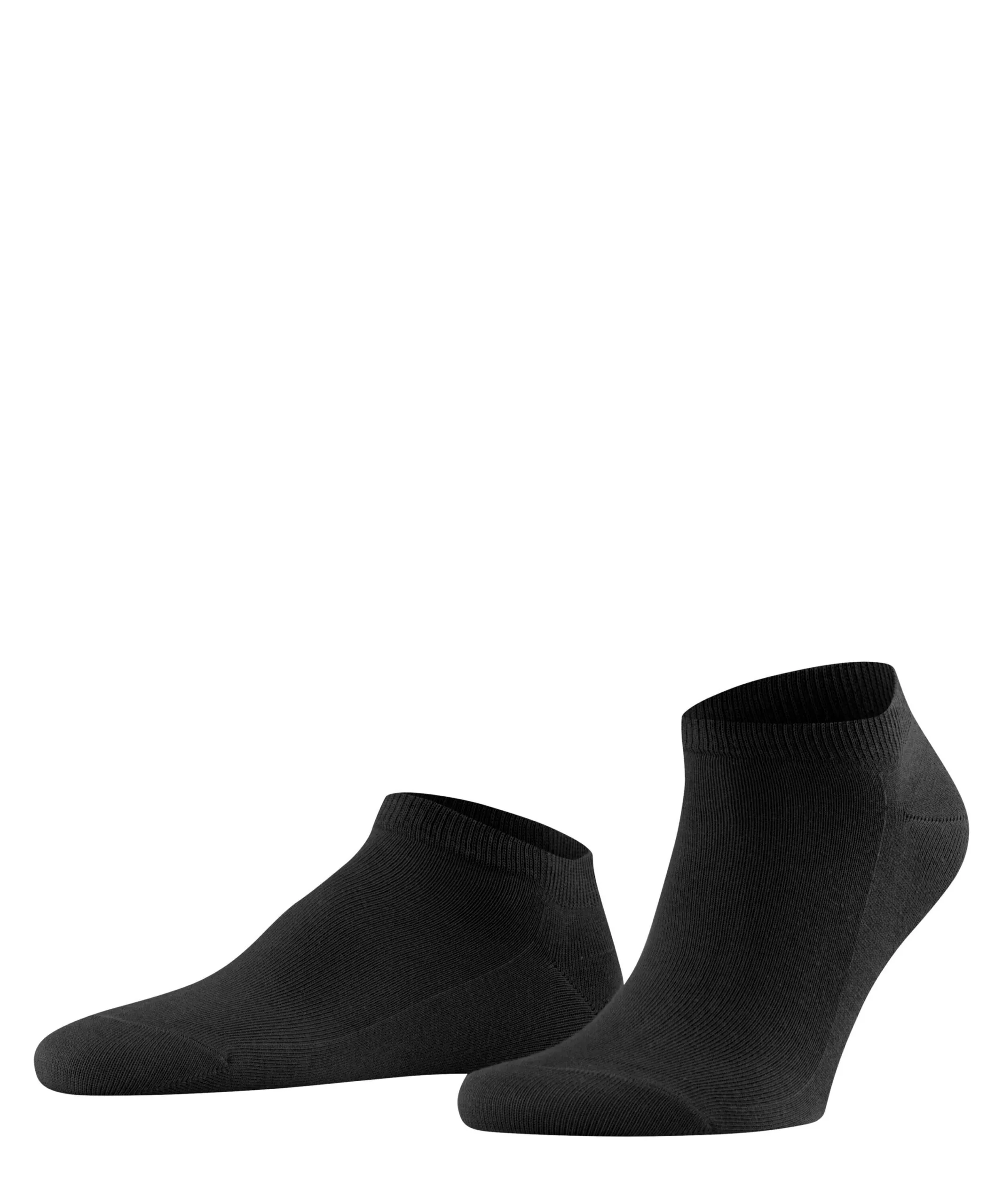 FALKE Heren Sneakersokken Family Zwart