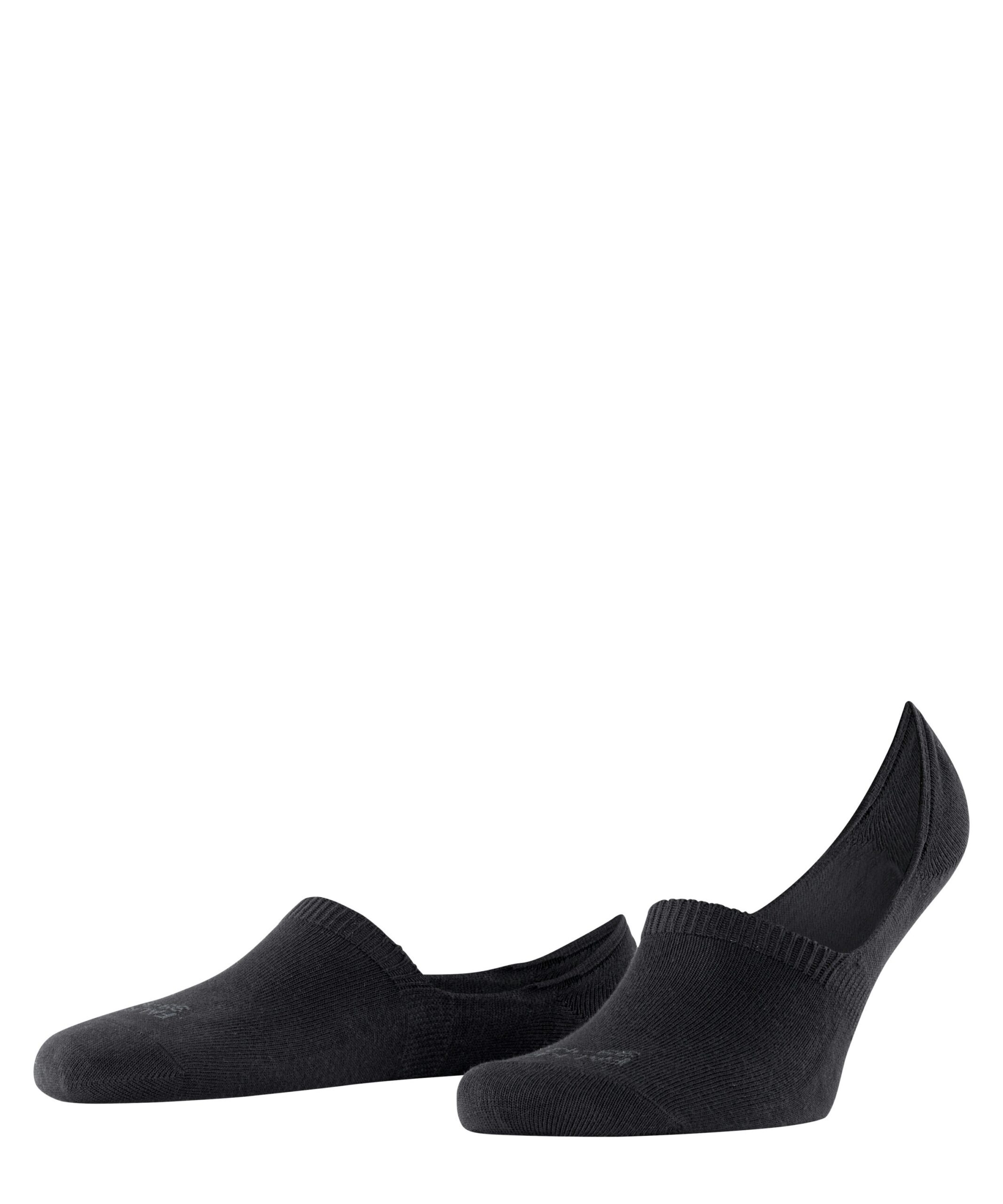 FALKE Heren Footies High Cut Step Zwart