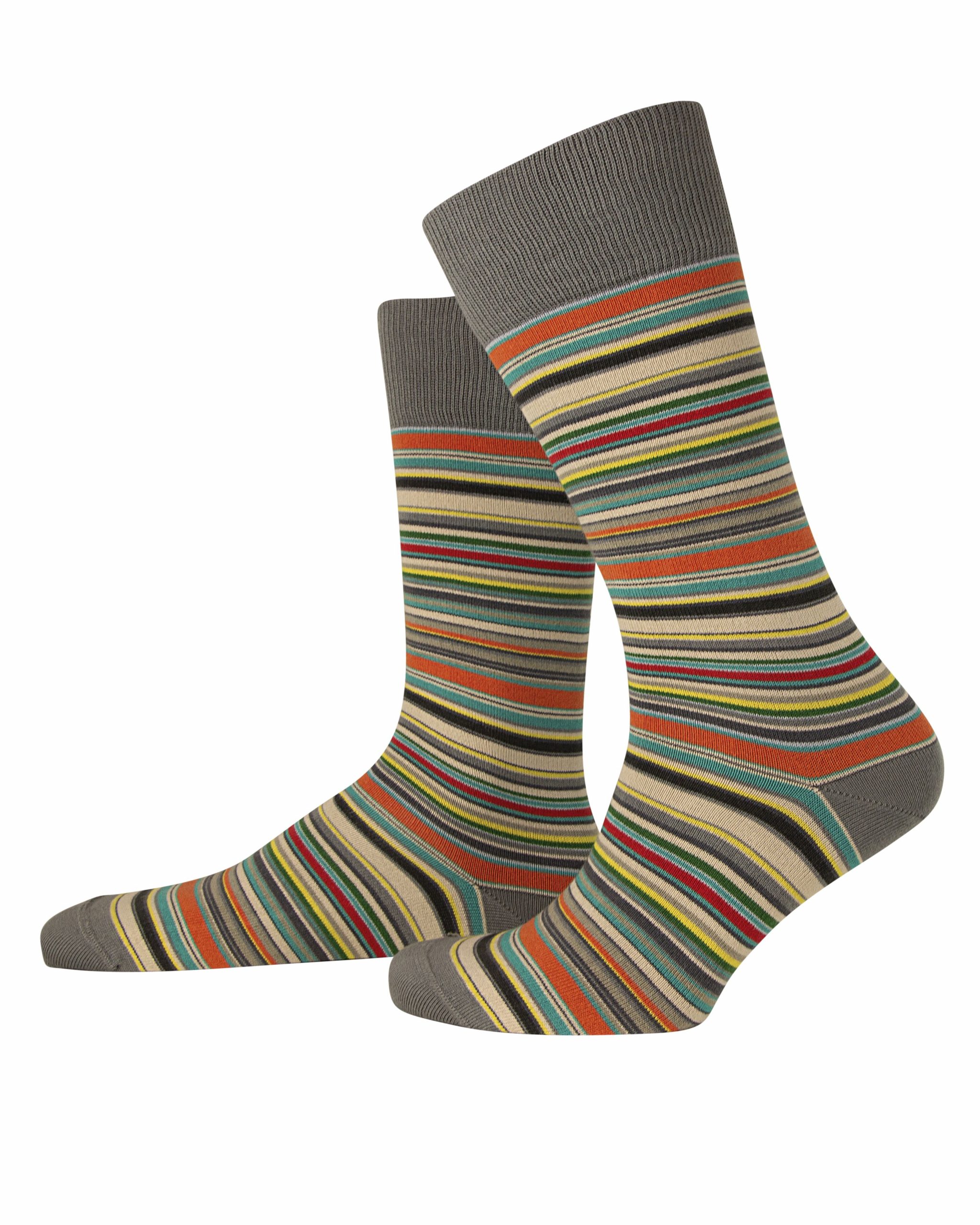 Paul Smith Herensokken Multistripe Grijs