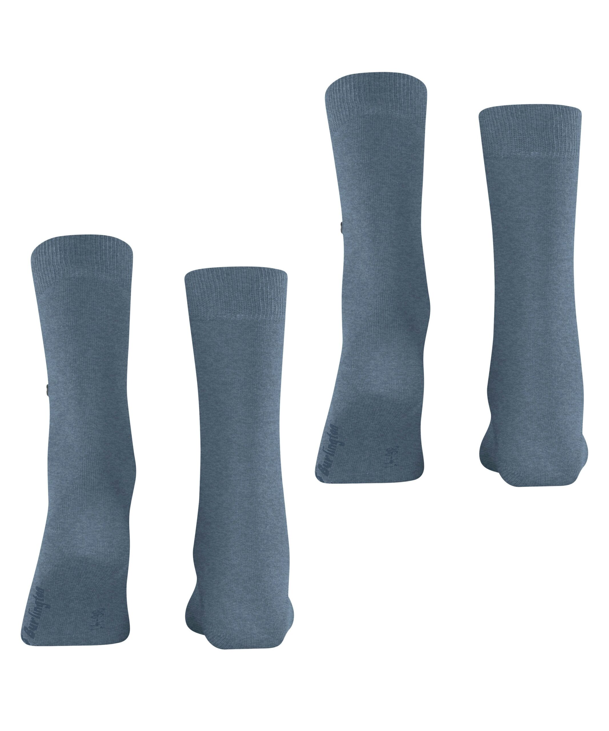 Burlington Damessokken Everyday 2-Pack Denim - Afbeelding 2