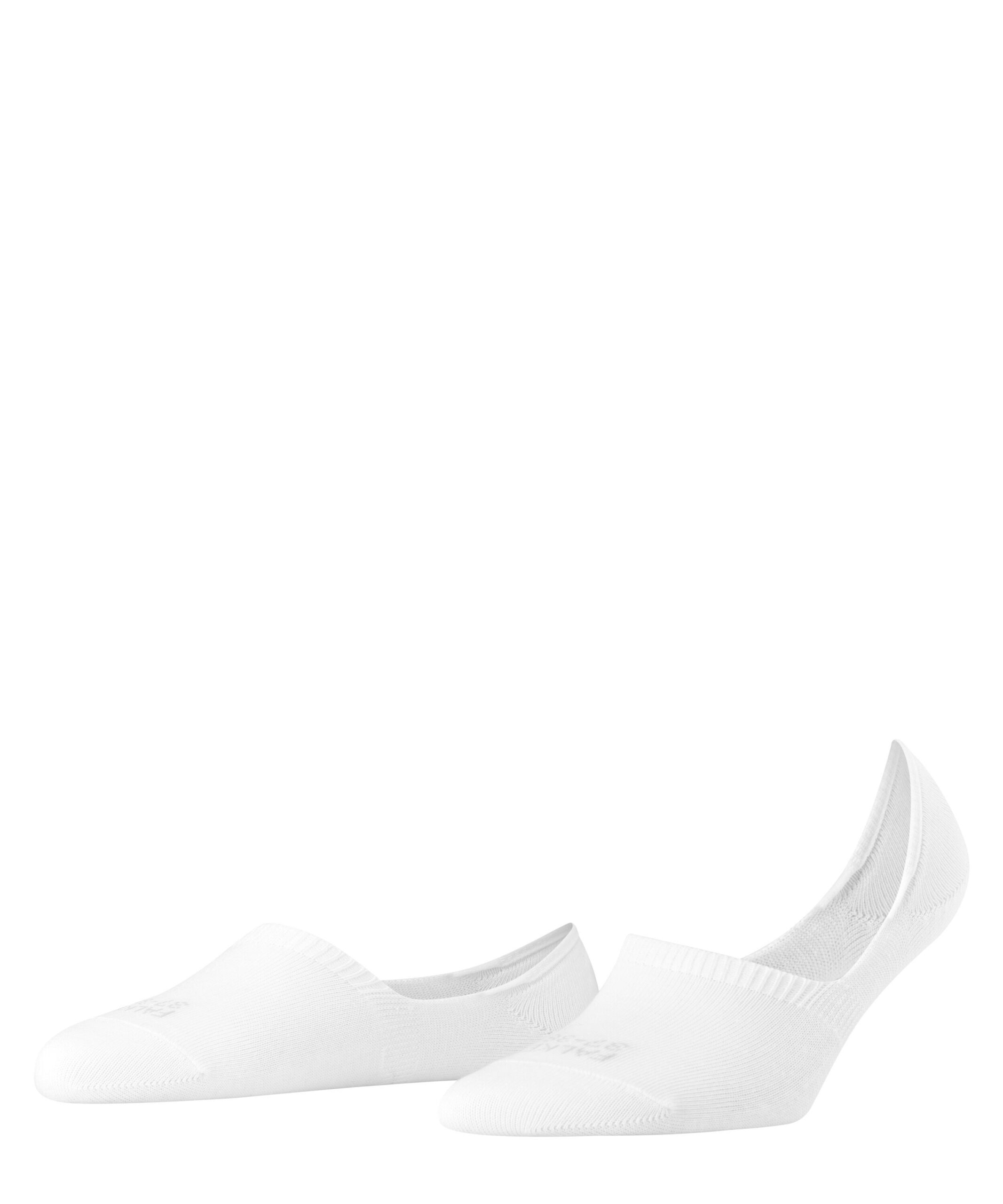 FALKE Dames Footies High Cut Step Wit