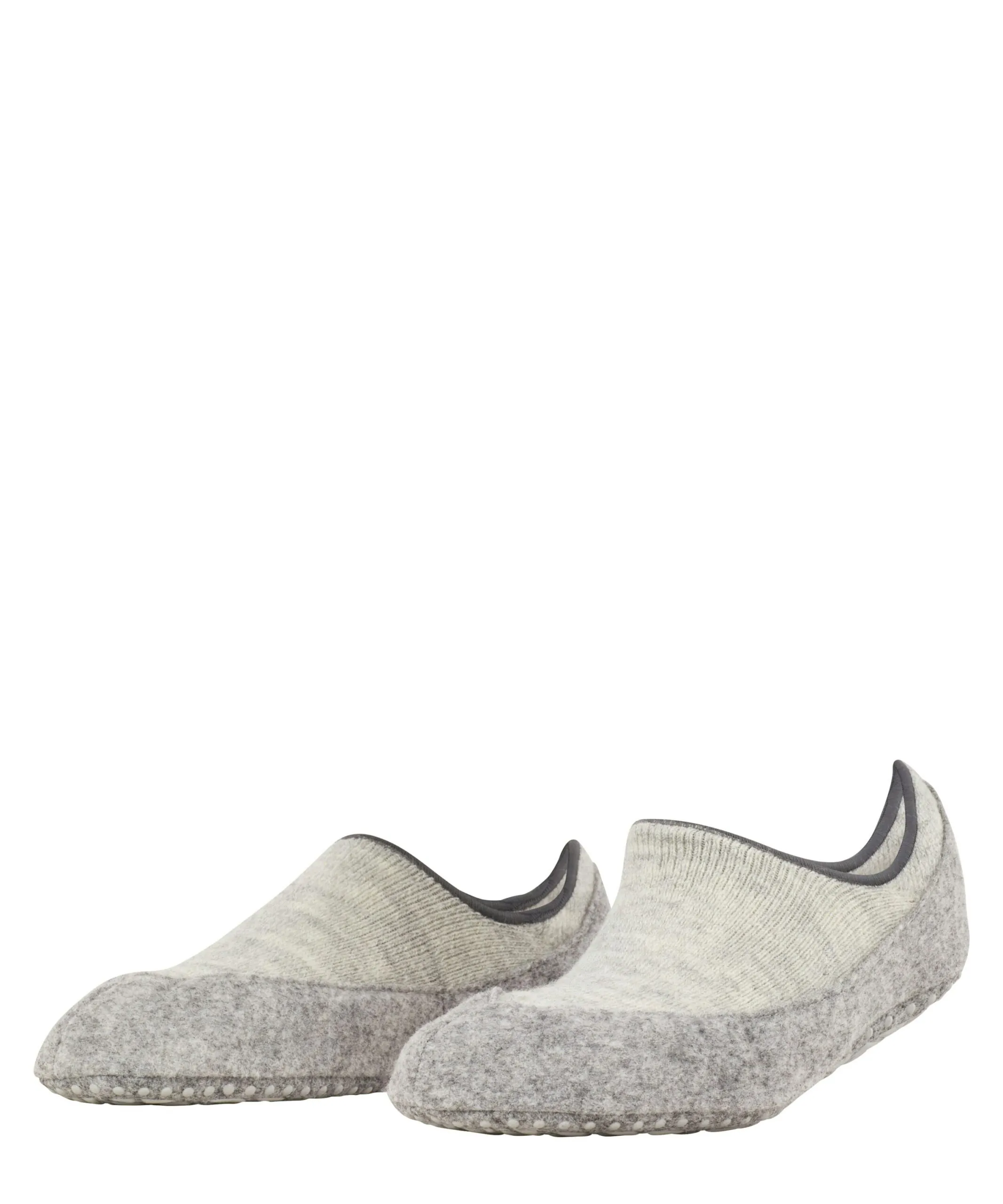 FALKE Dames Huissokken Cosy Slipper Light Grey Melange