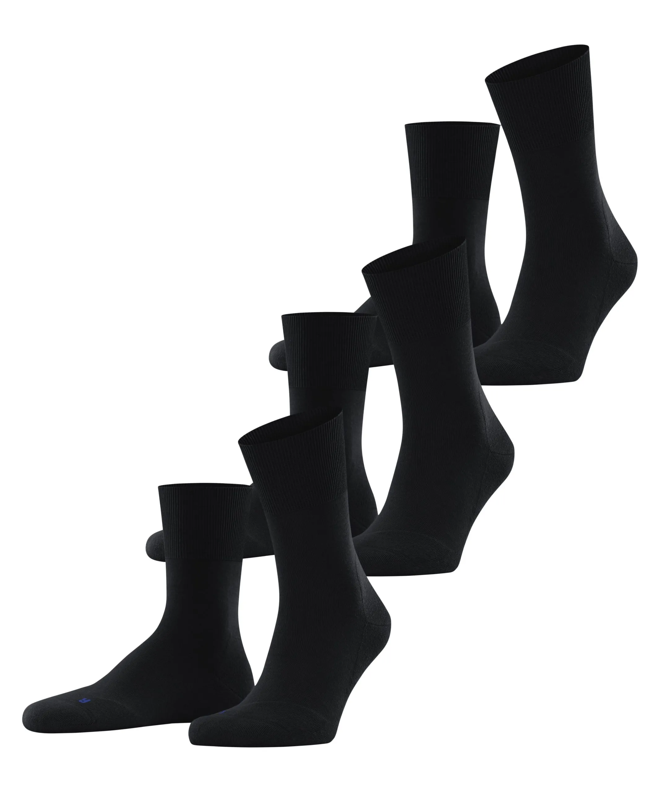 FALKE Unisex Hardloopsokken Run 3-pack Zwart