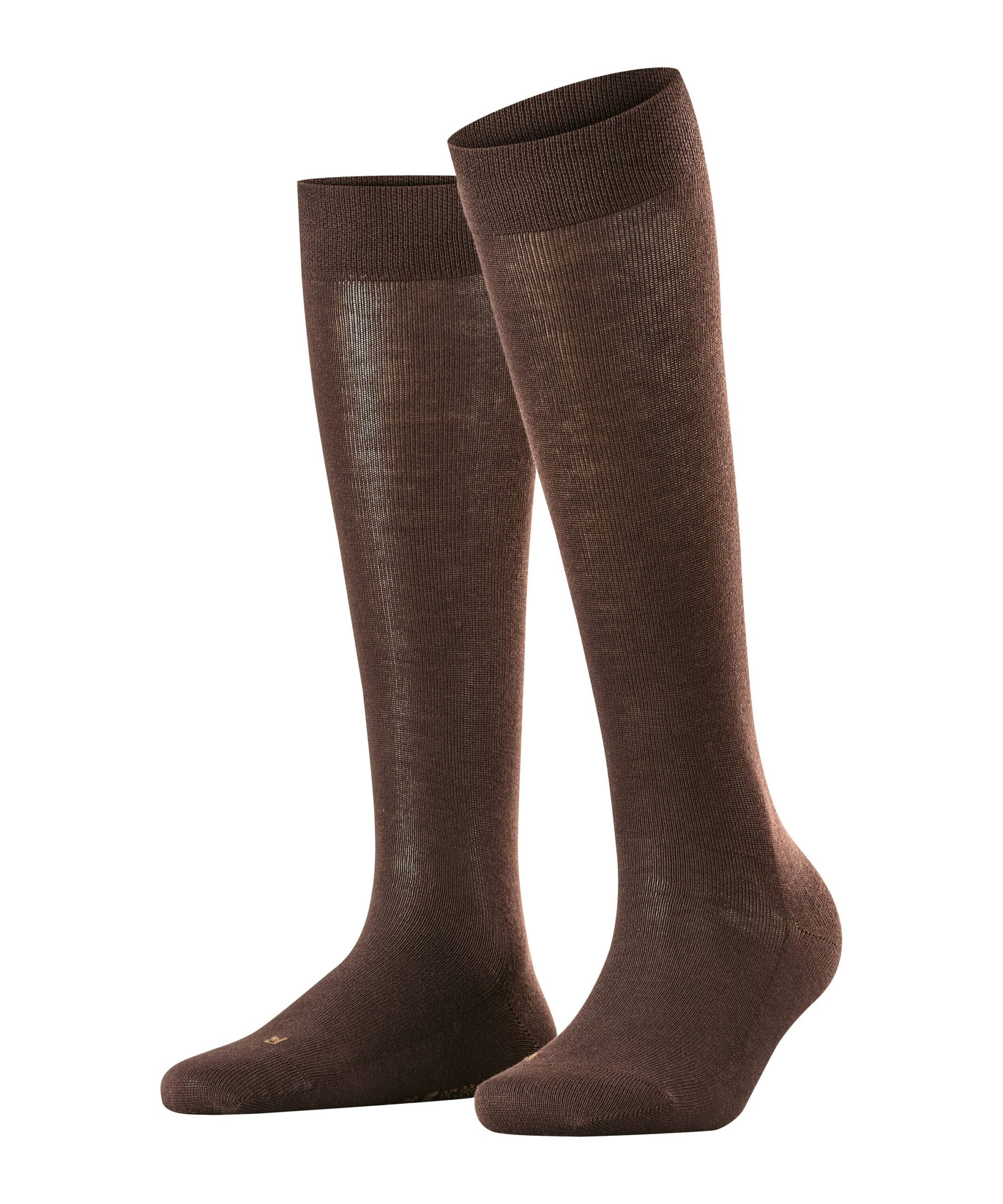 FALKE Dames Kniekous London Sensitive Bruin