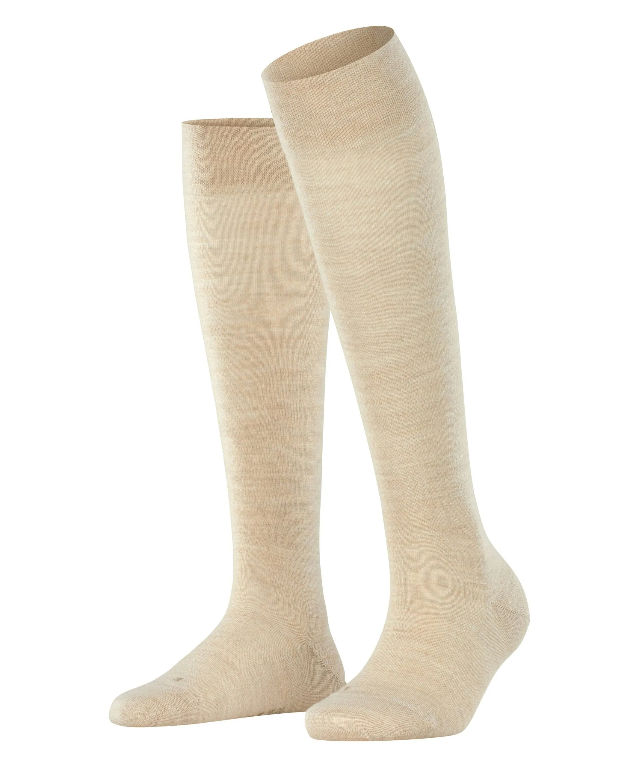 FALKE Dames Kniekous Berlin Sensitive Sand