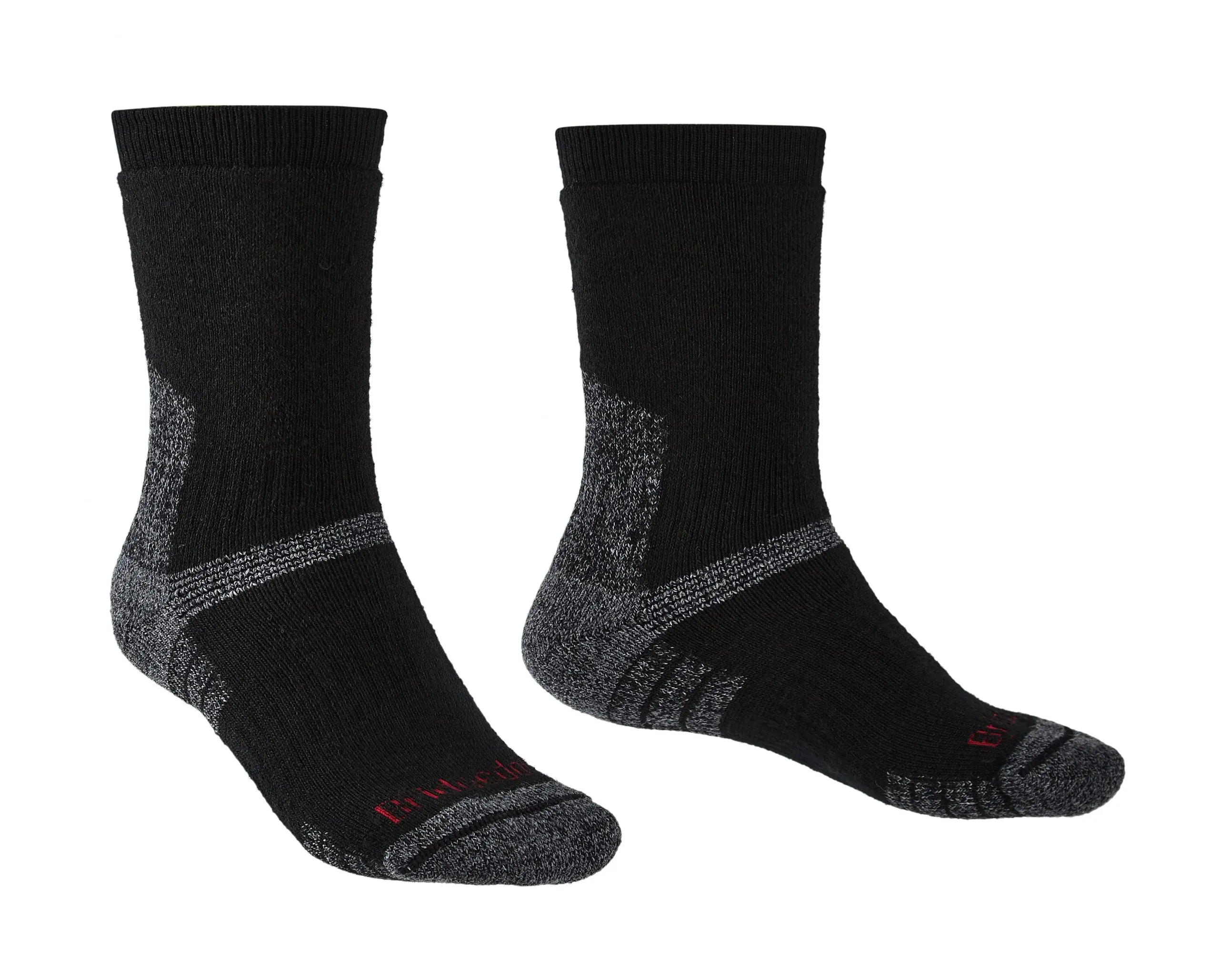 Bridgedale Unisex Wandelsokken Heavyweight Zwart