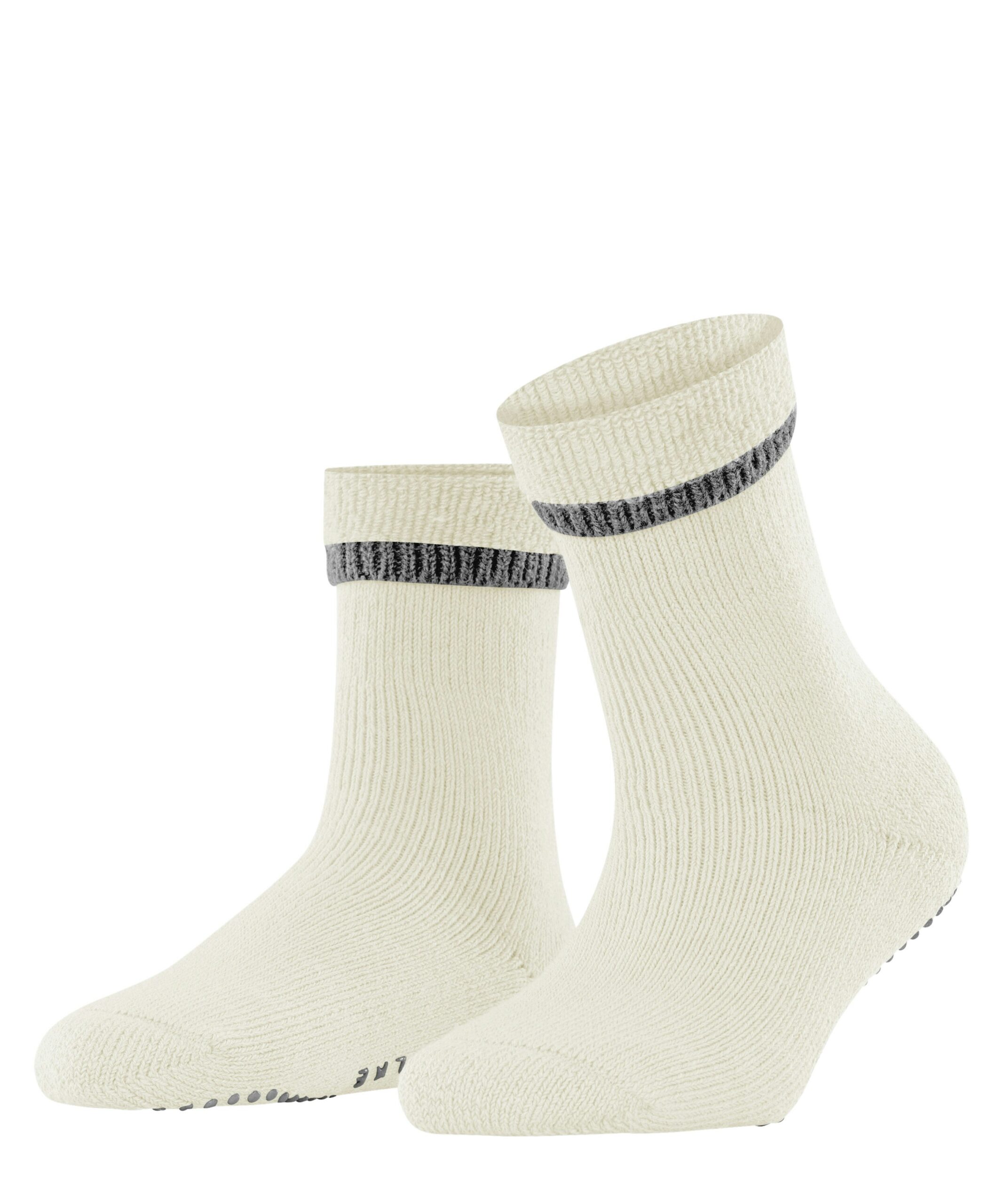 FALKE Dames Huissokken Cuddle Pad Off-White