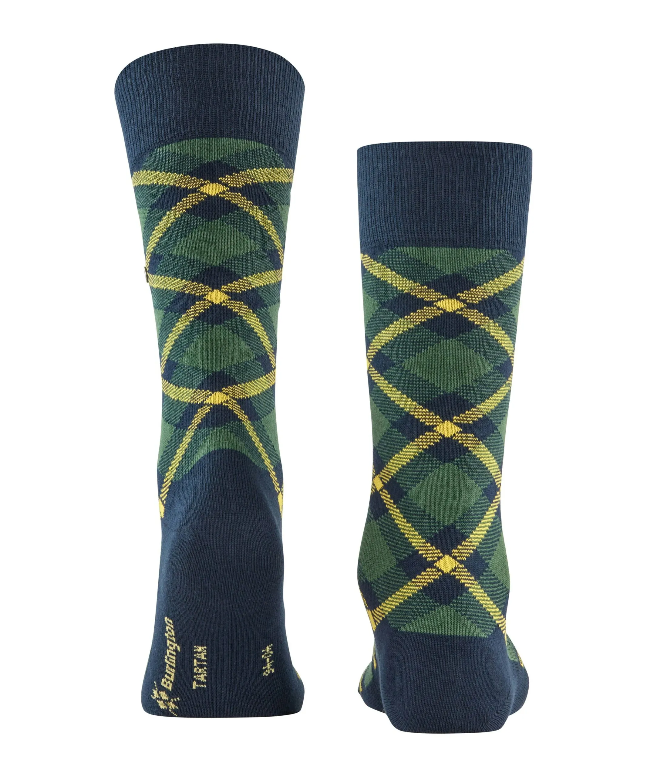 Burlington Herensokken Tartan Marine - Afbeelding 2