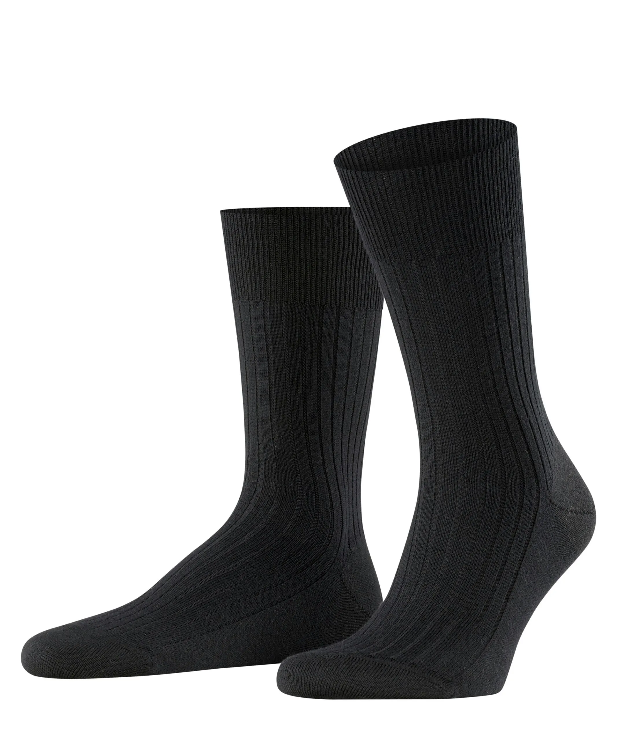 FALKE Herensokken Bristol Pure Zwart