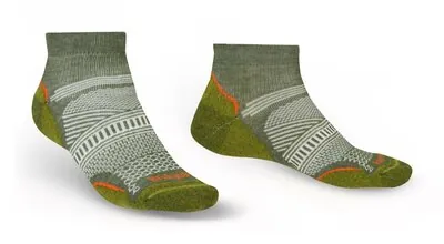 Bridgedale Heren Sneaker Wandelsokken Coolmax Ultralight T2 Groen
