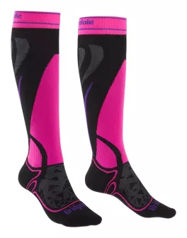 Bridgedale Dames Skisokken Mid Weight Roze