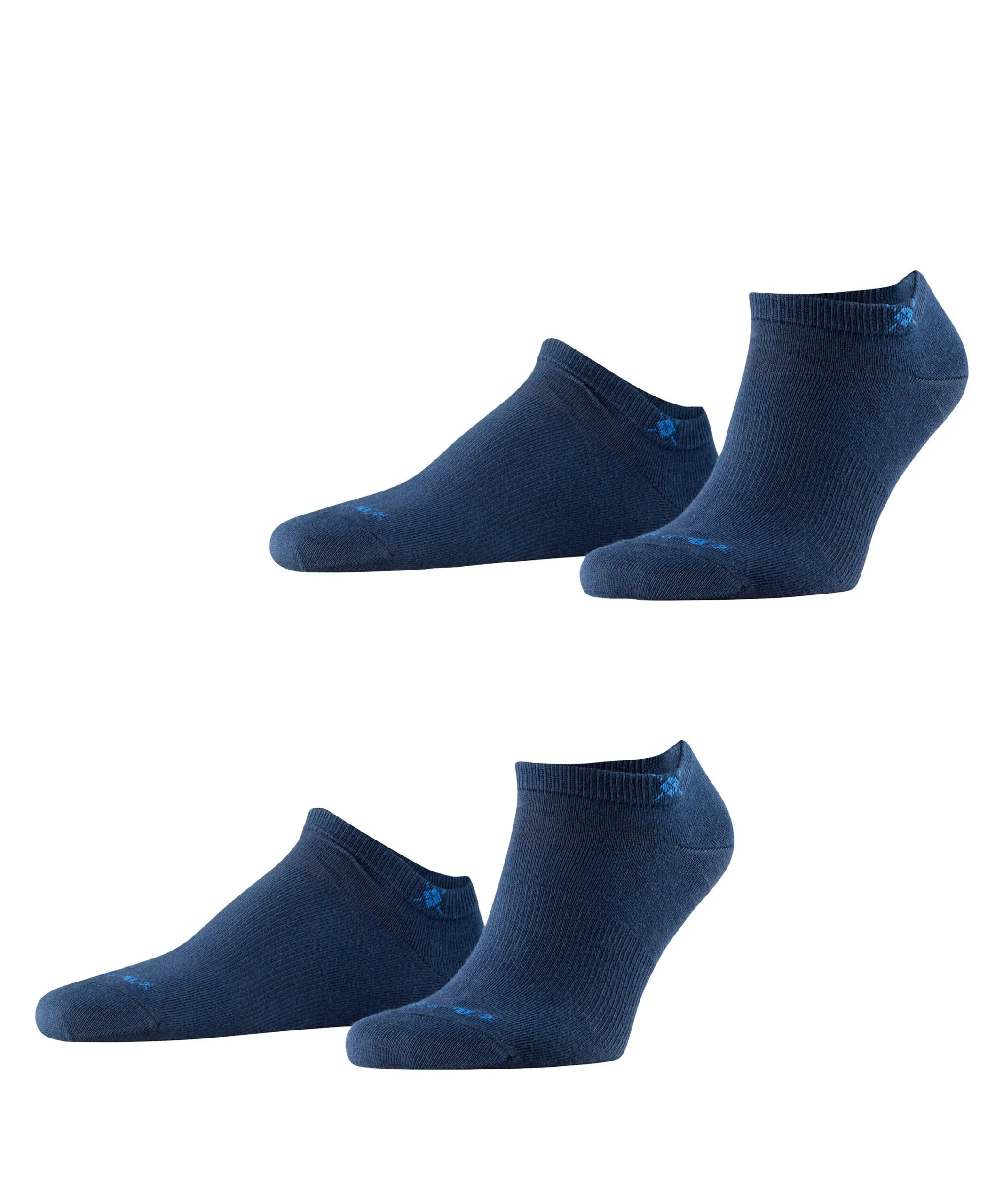 Burlington Heren Sneakersokken Everyday 2-Pack Marine