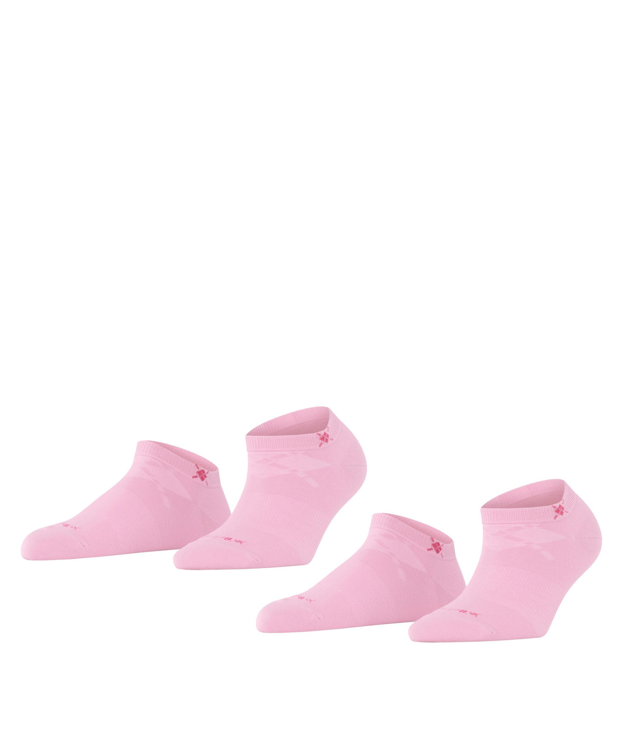 Burlington Dames Sneakersokken Everyday 2-Pack Roze